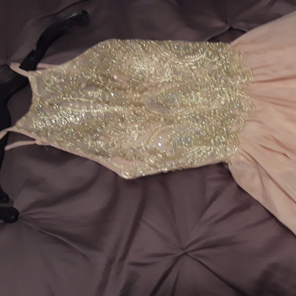 Embellished Fit and Flare Dress Blondie Nites